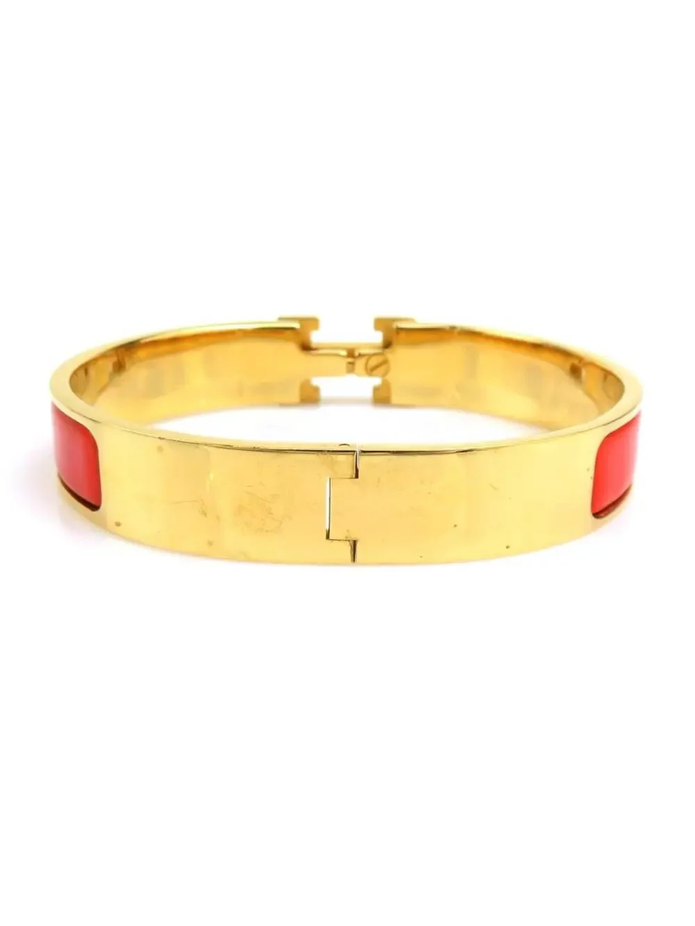 Auth Hermes Clic Clac H Bangle Bracelet #303008H47B